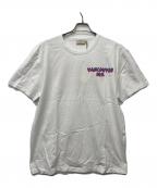 maison kitsuneメゾンキツネ）の古着「半袖カットソー」｜ホワイト