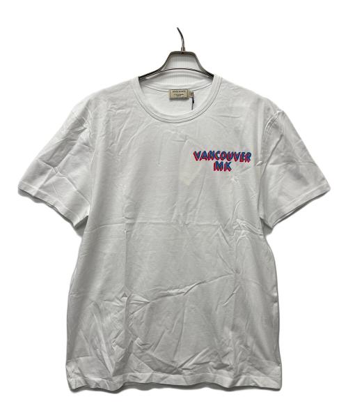 maison kitsune（メゾンキツネ）MAISON KITSUNE (メゾンキツネ) 半袖カットソー ホワイト サイズ:XXLの古着・服飾アイテム