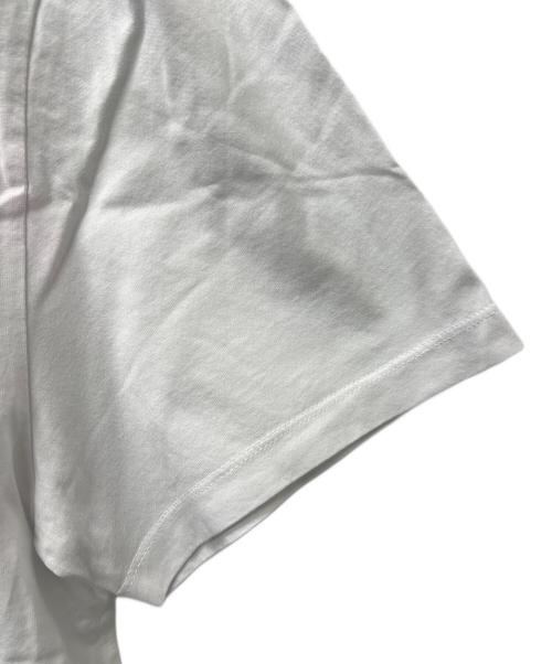 maison kitsune（メゾンキツネ）MAISON KITSUNE (メゾンキツネ) 半袖カットソー ホワイト サイズ:XXLの古着・服飾アイテム