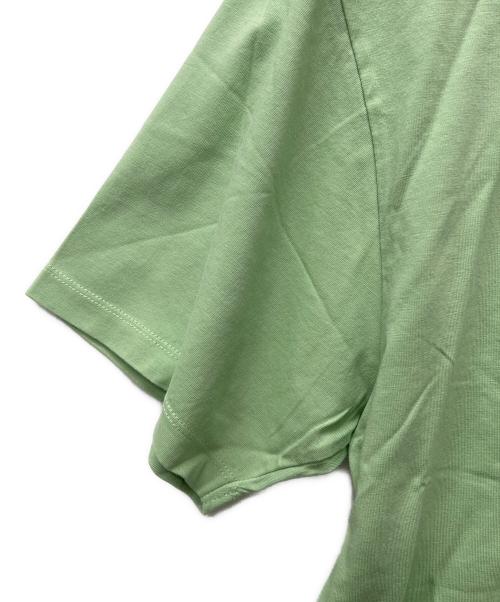 maison kitsune（メゾンキツネ）maison kitsune (メゾンキツネ) 半袖カットソー グリーン サイズ:ＸＬの古着・服飾アイテム