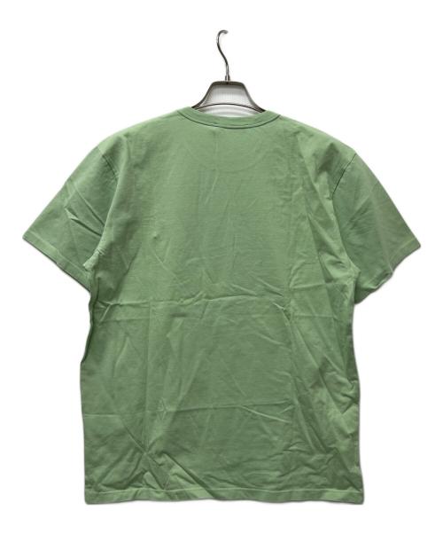 maison kitsune（メゾンキツネ）maison kitsune (メゾンキツネ) 半袖カットソー グリーン サイズ:ＸＬの古着・服飾アイテム