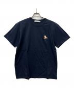 maison kitsuneメゾンキツネ）の古着「半袖カットソー」｜ネイビー