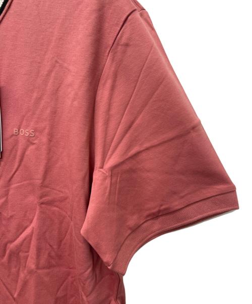 BOSS（ボス）BOSS (ボス) 半袖ポロシャツ ピンク サイズ:XXLの古着・服飾アイテム