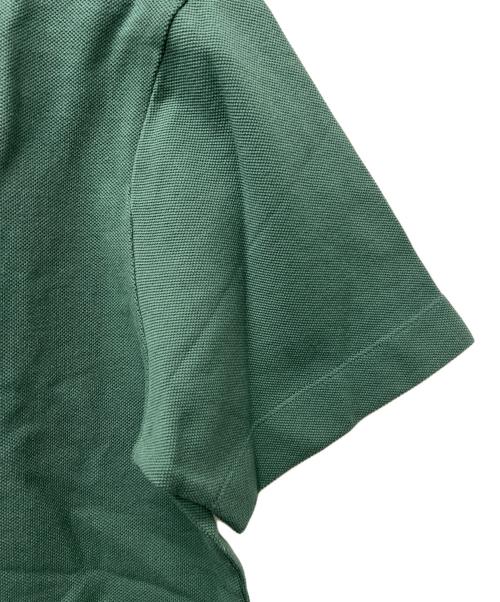 maison kitsune（メゾンキツネ）maison kitsune (メゾンキツネ) 半袖ポロシャツ グリーン サイズ:Ｌの古着・服飾アイテム