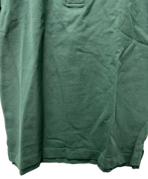 maison kitsune（メゾンキツネ）maison kitsune (メゾンキツネ) 半袖ポロシャツ グリーン サイズ:Ｌの古着・服飾アイテム