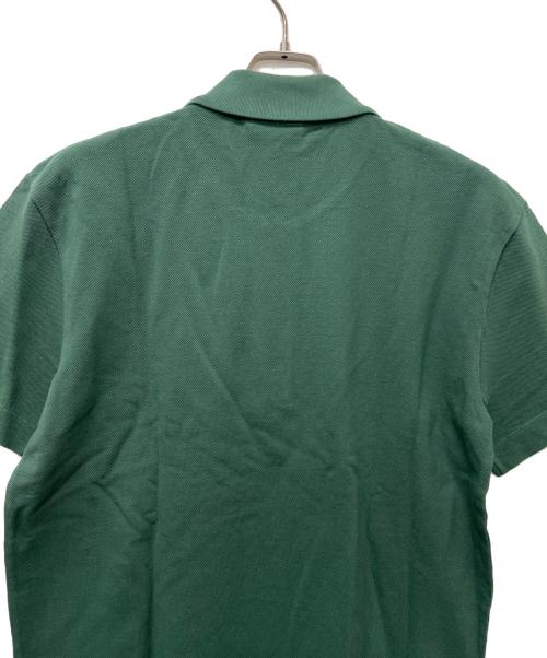 maison kitsune（メゾンキツネ）maison kitsune (メゾンキツネ) 半袖ポロシャツ グリーン サイズ:Ｌの古着・服飾アイテム