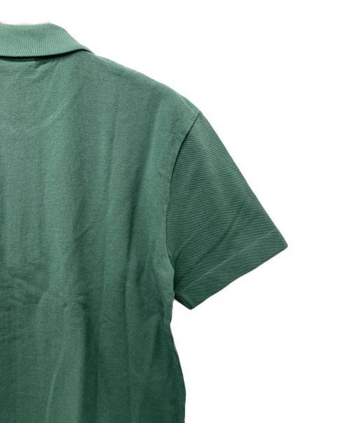 maison kitsune（メゾンキツネ）maison kitsune (メゾンキツネ) 半袖ポロシャツ グリーン サイズ:Ｌの古着・服飾アイテム