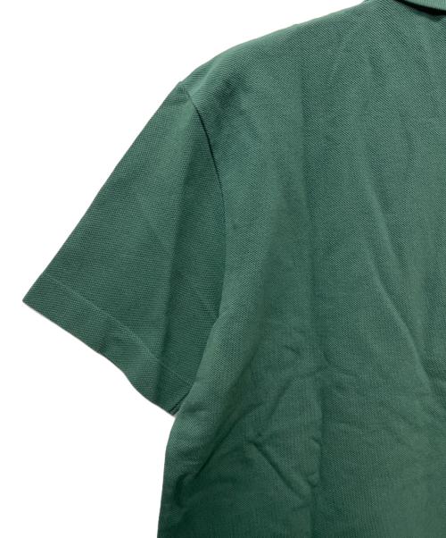 maison kitsune（メゾンキツネ）maison kitsune (メゾンキツネ) 半袖ポロシャツ グリーン サイズ:Ｌの古着・服飾アイテム