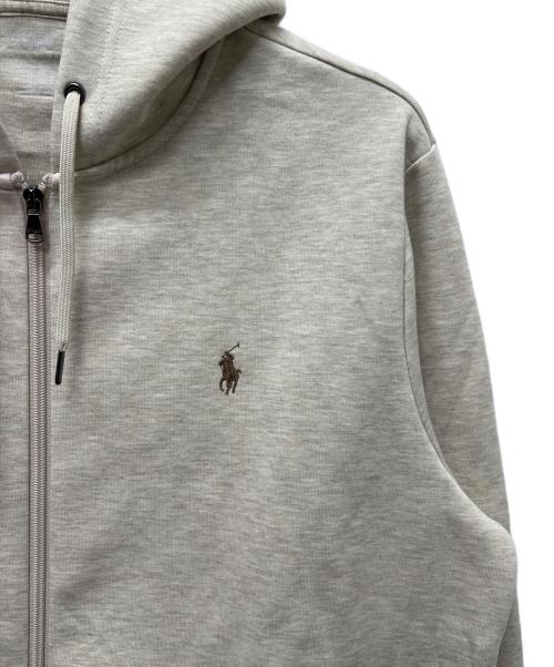POLO RALPH LAUREN（ポロ・ラルフローレン）POLO RALPH LAUREN (ポロ・ラルフローレン) ジップパーカー ベージュ サイズ:Ｌの古着・服飾アイテム