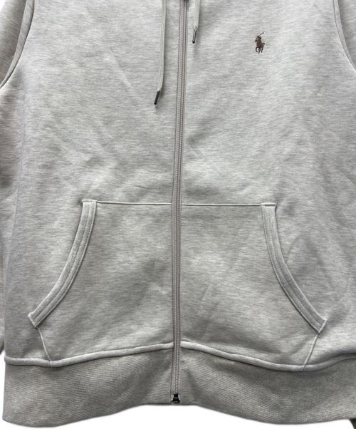 POLO RALPH LAUREN（ポロ・ラルフローレン）POLO RALPH LAUREN (ポロ・ラルフローレン) ジップパーカー ベージュ サイズ:Ｌの古着・服飾アイテム