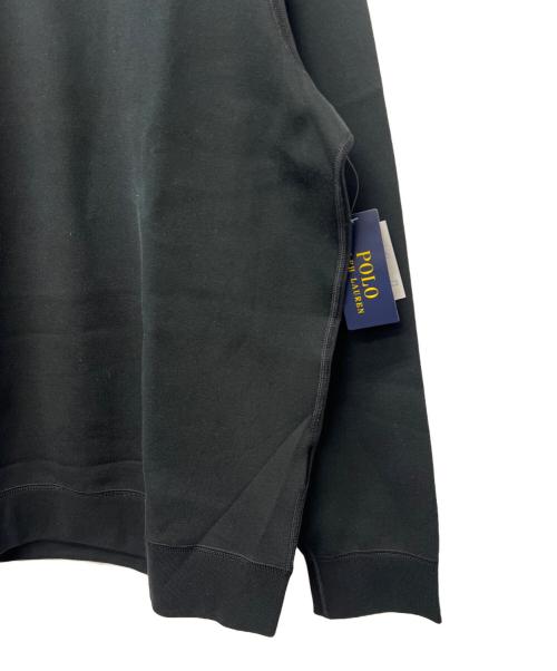 POLO RALPH LAUREN（ポロ・ラルフローレン）POLO RALPH LAUREN (ポロ・ラルフローレン) クルーネックスウェット ブラック サイズ:ＸＬの古着・服飾アイテム