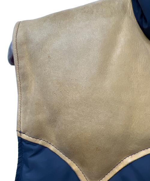 Rocky Mountain FeatherBed（ロッキーマウンテンフェザーベッド）Rocky Mountain FeatherBed (ロッキーマウンテンフェザーベッド) 70’s ダウンベスト ネイビー サイズ:４０の古着・服飾アイテム