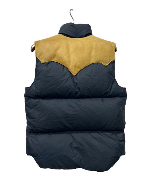 Rocky Mountain FeatherBed（ロッキーマウンテンフェザーベッド）Rocky Mountain FeatherBed (ロッキーマウンテンフェザーベッド) 70’s ダウンベスト ネイビー サイズ:４０の古着・服飾アイテム