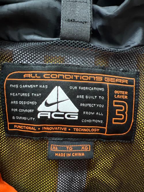 NIKE ACG（ナイキエーシージー）NIKE ACG (ナイキエーシージー) ナイロンジャケット オレンジ×ブルー サイズ:ＸＬの古着・服飾アイテム
