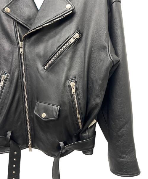 LIBEIRO（リベイロ）LIBEIRO (リベイロ) ダブルライダースジャケット ブラック サイズ:Ｍの古着・服飾アイテム