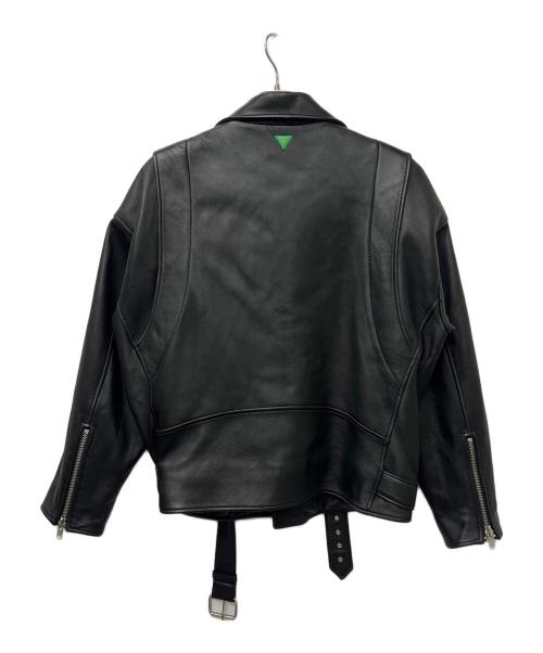 LIBEIRO（リベイロ）LIBEIRO (リベイロ) ダブルライダースジャケット ブラック サイズ:Ｍの古着・服飾アイテム