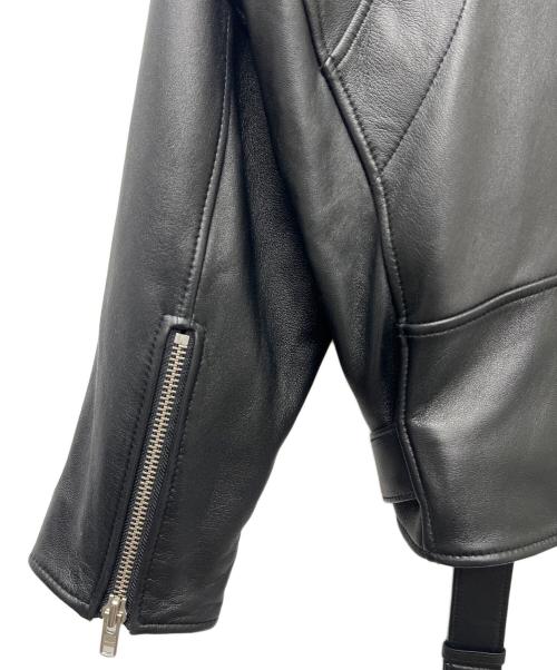 LIBEIRO（リベイロ）LIBEIRO (リベイロ) ダブルライダースジャケット ブラック サイズ:Ｍの古着・服飾アイテム