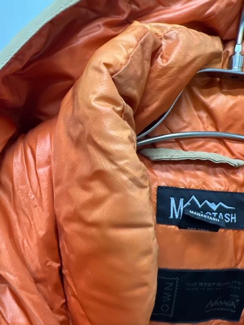 NANGA（ナンガ）NANGA (ナンガ) ダウンジャケット ベージュ サイズ:Mの古着・服飾アイテム