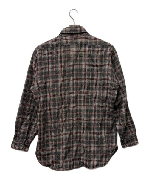 PENDLETON（ペンドルトン）PENDLETON (ペンドルトン) ウールシャツ グレー サイズ:Ｌの古着・服飾アイテム