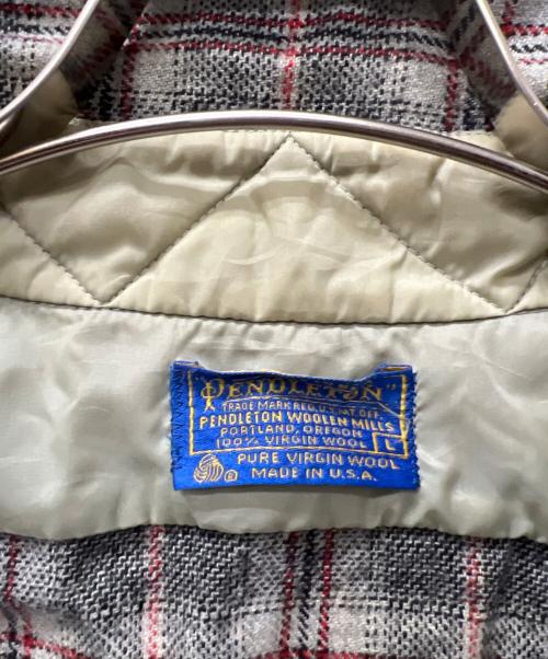 PENDLETON（ペンドルトン）PENDLETON (ペンドルトン) ウールシャツ グレー サイズ:Ｌの古着・服飾アイテム
