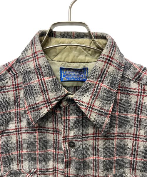 PENDLETON（ペンドルトン）PENDLETON (ペンドルトン) ウールシャツ グレー サイズ:Ｌの古着・服飾アイテム
