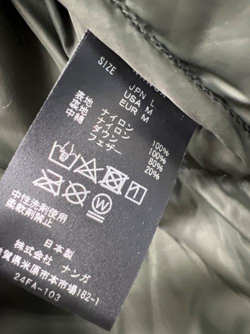 NANGA（ナンガ）NANGA (ナンガ) ダウンジャケット ブラック サイズ:Ｌの古着・服飾アイテム