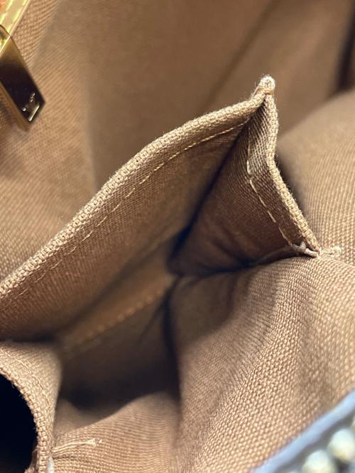 LOUIS VUITTON（ルイ ヴィトン）LOUIS VUITTON (ルイ ヴィトン) ショルダートートバッグ ブラウンの古着・服飾アイテム