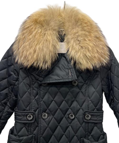 Aquascutum（アクアスキュータム）Aquascutum (アクアスキュータム) キルティングコート ブラック サイズ:３８の古着・服飾アイテム