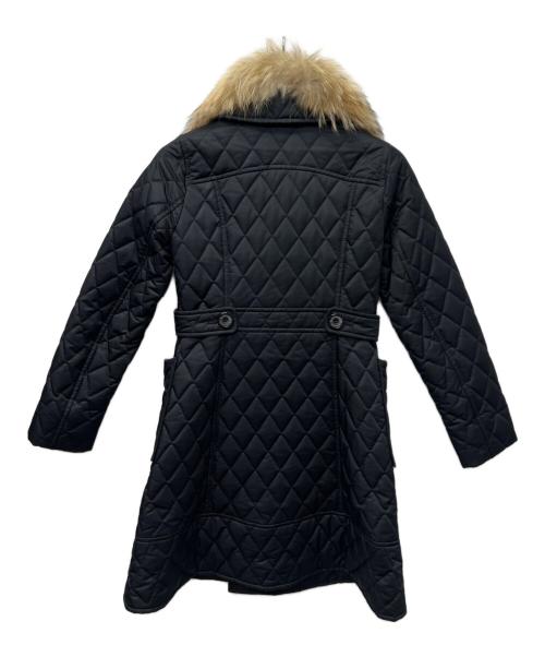 Aquascutum（アクアスキュータム）Aquascutum (アクアスキュータム) キルティングコート ブラック サイズ:３８の古着・服飾アイテム