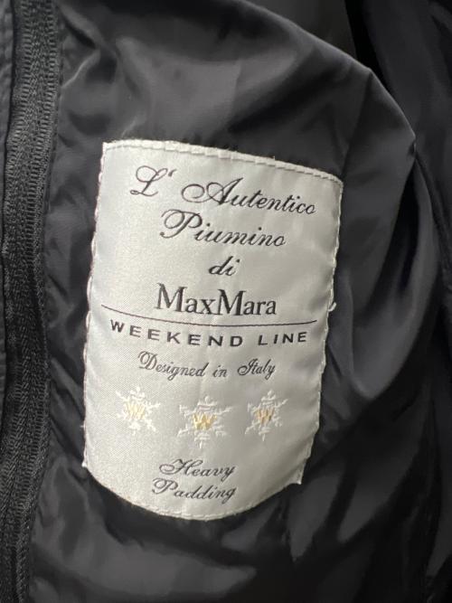 Max Mara WEEK END LINE（マックスマーラ ウイークエンドライン）Max Mara WEEK END LINE (マックスマーラ ウイークエンドライン) ダウンコート ブラック サイズ:３６の古着・服飾アイテム