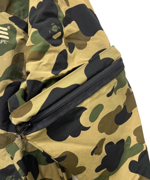 BAPE BY A BATHING APE（ベイプバイアベイシングエイプ）BAPE BY A BATHING APE (ベイプバイアベイシングエイプ) ジャケット ベージュ×グリーン サイズ:Mの古着・服飾アイテム