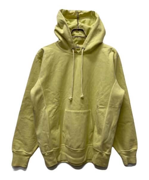 AURALEE（オーラリー）AURALEE (オーラリー) プルオーバーパーカー イエロー サイズ:４の古着・服飾アイテム
