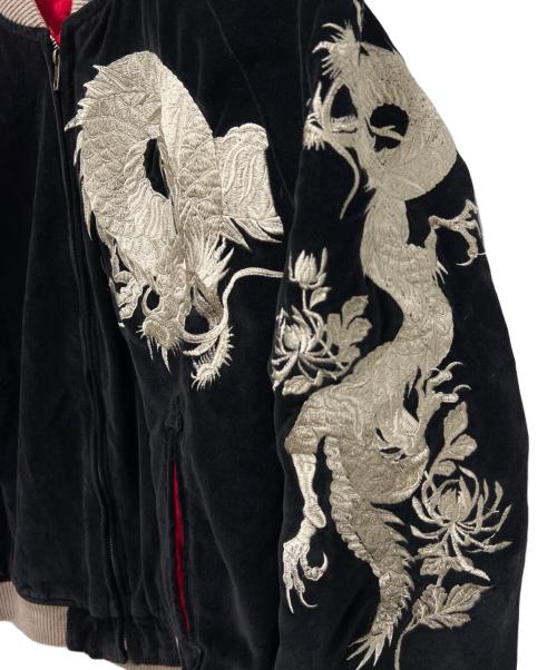 CROPPED HEADS（クロップドヘッズ）CROPPED HEADS (クロップドヘッズ) スカジャン ブラック サイズ:Mの古着・服飾アイテム