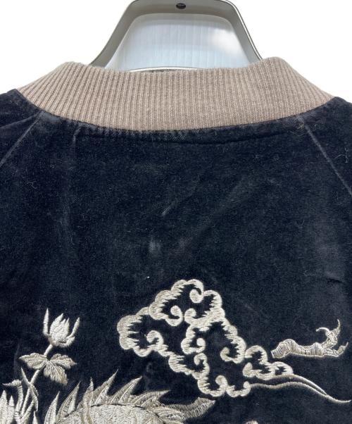 CROPPED HEADS（クロップドヘッズ）CROPPED HEADS (クロップドヘッズ) スカジャン ブラック サイズ:Mの古着・服飾アイテム