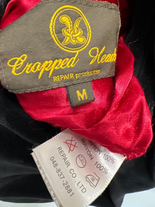 CROPPED HEADS（クロップドヘッズ）CROPPED HEADS (クロップドヘッズ) スカジャン ブラック サイズ:Mの古着・服飾アイテム