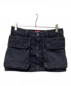 DIESELディーゼル）の古着「ミニスカート」｜ブラック