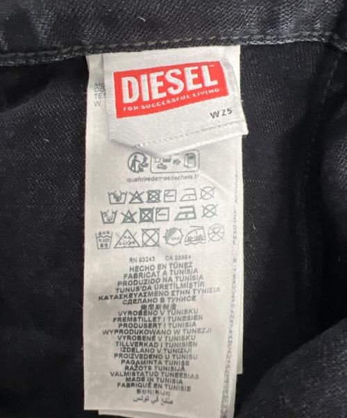 DIESEL（ディーゼル）DIESEL (ディーゼル) ミニスカート ブラック サイズ:２５の古着・服飾アイテム