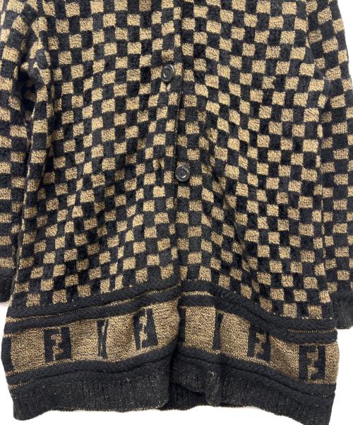 FENDI（フェンディ）FENDI (フェンディ) 厚手カーディガン ブラック サイズ:Mの古着・服飾アイテム