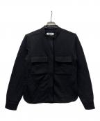 MM6 Maison Margielaエムエムシックスメゾンマルジェラ）の古着「スウェットカーディガン」｜ネイビー