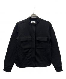 MM6 Maison Margiela（エムエムシックスメゾンマルジェラ）の古着「スウェットカーディガン」｜ネイビー