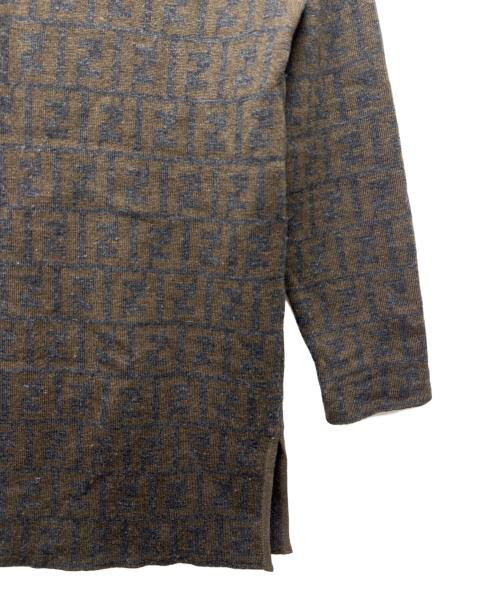 FENDI（フェンディ）FENDI (フェンディ) 薄手ニット ブラウン サイズ:４２の古着・服飾アイテム