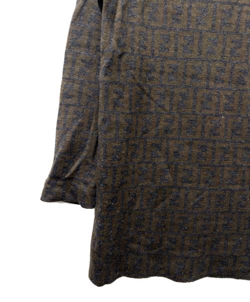 FENDI（フェンディ）FENDI (フェンディ) 薄手ニット ブラウン サイズ:４２の古着・服飾アイテム