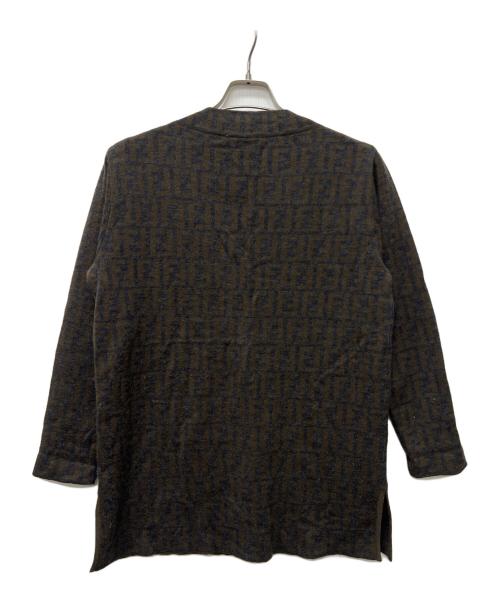 FENDI（フェンディ）FENDI (フェンディ) 薄手ニット ブラウン サイズ:４２の古着・服飾アイテム