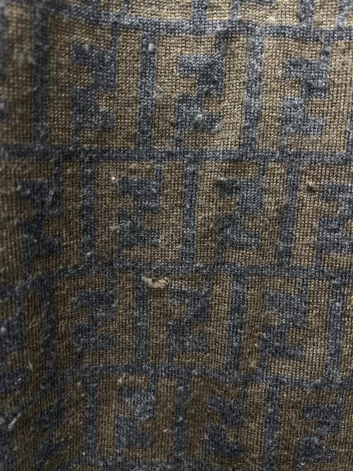 FENDI（フェンディ）FENDI (フェンディ) 薄手ニット ブラウン サイズ:４２の古着・服飾アイテム