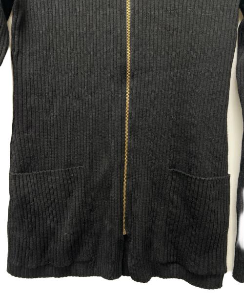 FENDI（フェンディ）FENDI (フェンディ) ジップアップリブニット ブラック サイズ:４２の古着・服飾アイテム