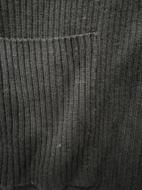 FENDI（フェンディ）FENDI (フェンディ) ジップアップリブニット ブラック サイズ:４２の古着・服飾アイテム