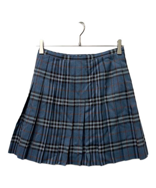 BURBERRY BLUE LABEL（バーバリー ブルー レーベル）BURBERRY BLUE LABEL (バーバリー ブルー レーベル) ミニスカート ブルー サイズ:３８の古着・服飾アイテム