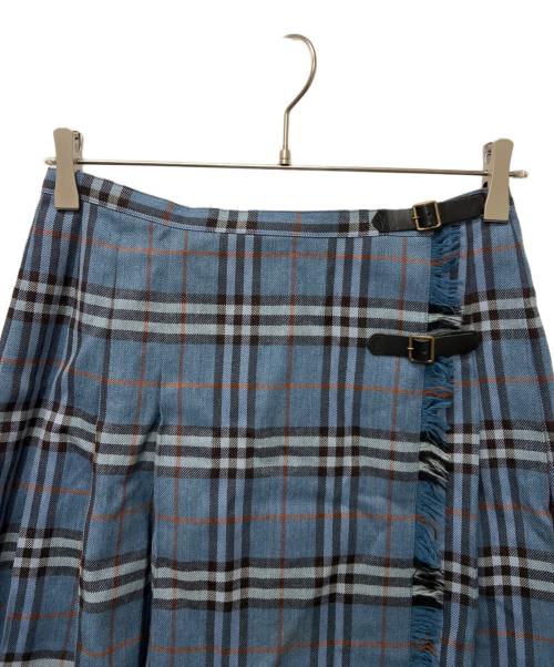 BURBERRY BLUE LABEL（バーバリー ブルー レーベル）BURBERRY BLUE LABEL (バーバリー ブルー レーベル) ミニスカート ブルー サイズ:３８の古着・服飾アイテム