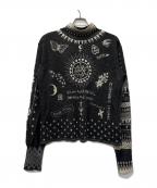 rurumuルルムウ）の古着「薄手ニット」｜グレー