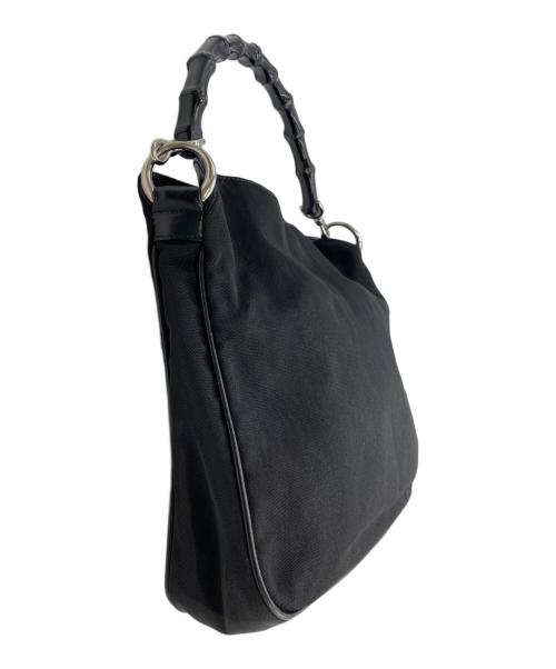 GUCCI（グッチ）GUCCI (グッチ) ハンドバッグ ブラックの古着・服飾アイテム